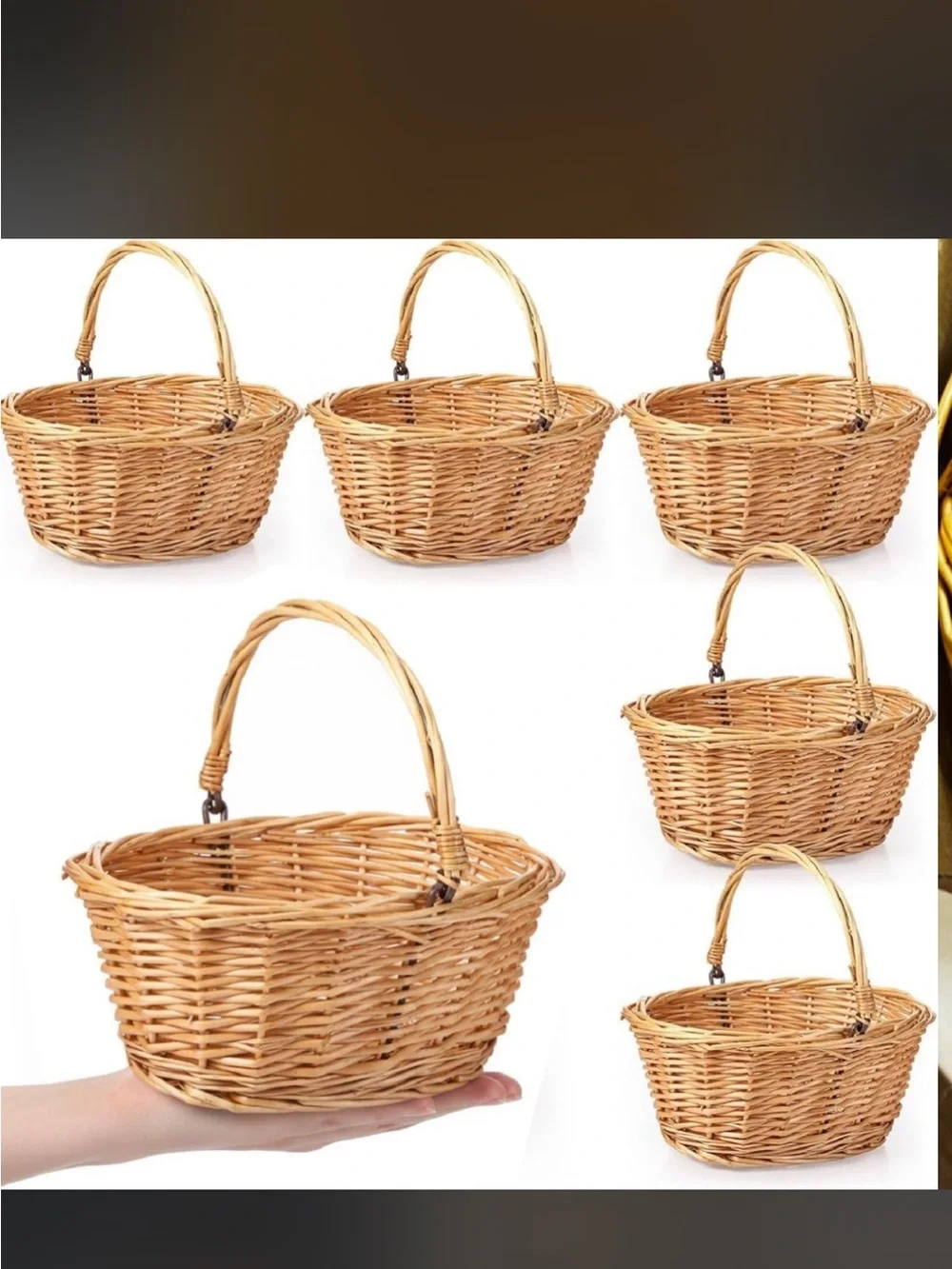 6 Centerpiece ..! Include basket and flowers